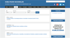 Desktop Screenshot of habilitados-nacionales.com